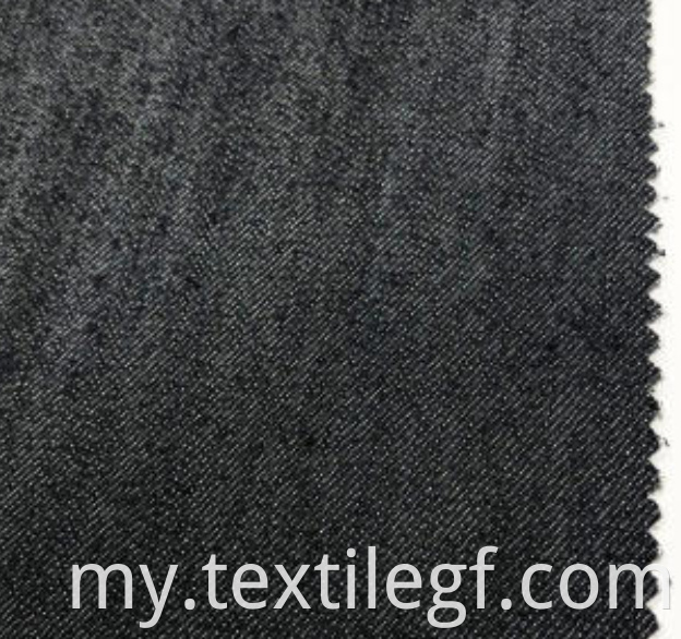 Deep Navy Denim Bonded Fabric